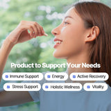 WZBIO Optizen Immune etiqueta nutricional legible, transparencia en ingredientes y dosis