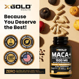 X Gold Health cápsula abierta con contenido para ver digestibilidad mejorada