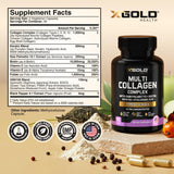 X Gold Health una cápsula en mano para comparar tamaño y dosificación