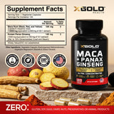 X Gold Health cápsulas vegetales en primer plano, fácil de tragar y veganas
