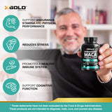 X Gold Health primer plano de ingredientes naturales y beneficios