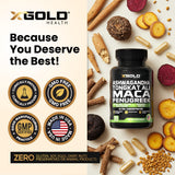 X Gold Health bote junto a objeto cotidiano para apreciar tamaño real