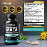 X Gold Health etiqueta nutricional legible con extractos y dosis