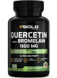 X Gold Health frasco frontal mostrando etiqueta clara y cantidad