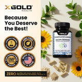 X Gold Health ingredientes fosfatidilserina y bacopa para sinergia