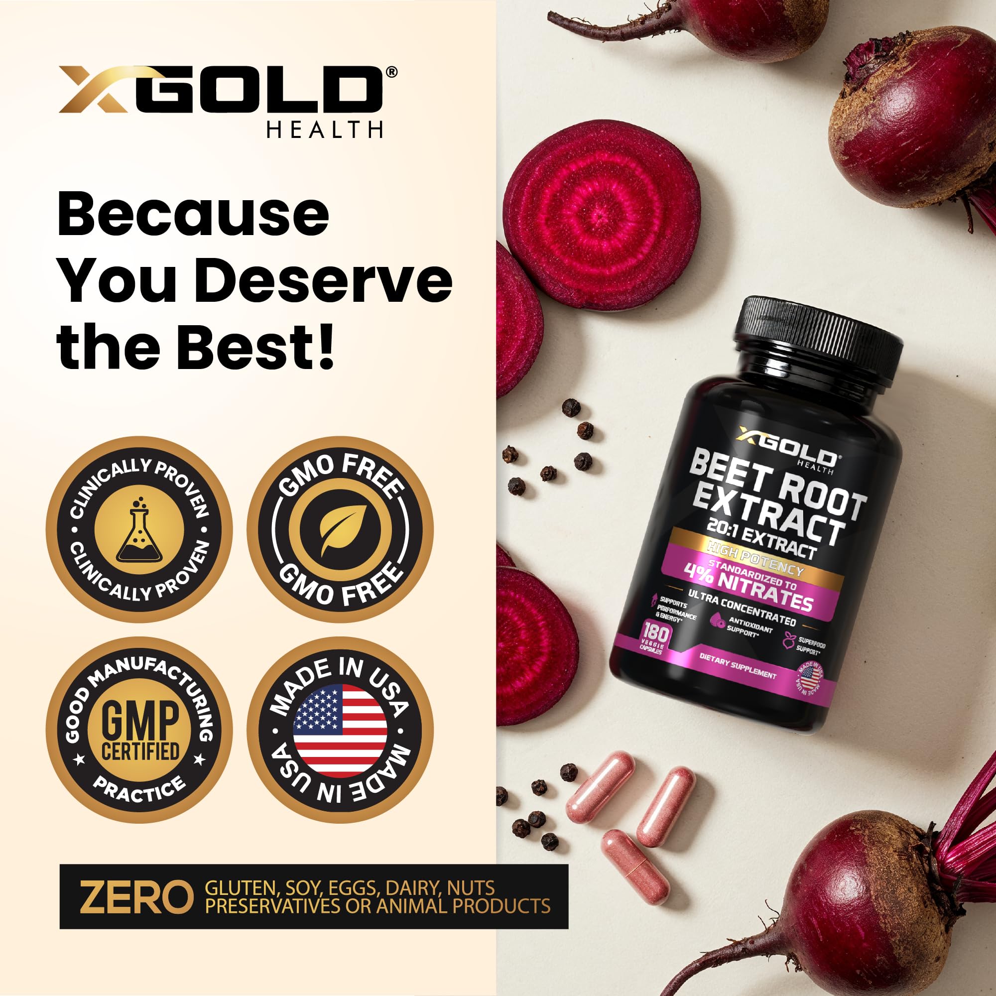 X Gold Health producto junto a equipo de entrenamiento para energía