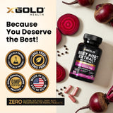X Gold Health producto junto a equipo de entrenamiento para energía