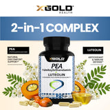 X Gold Health polvo micronizado de PEA demostrando mejor absorción
