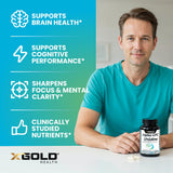 X Gold Health uridina en polvo con textura fina y aspecto puro