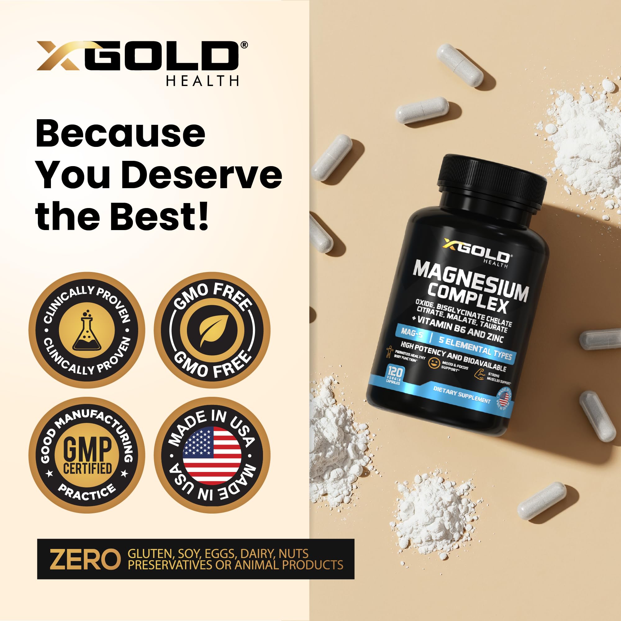 X Gold Health persona usando suplemento tras entrenamiento para mejor recuperación