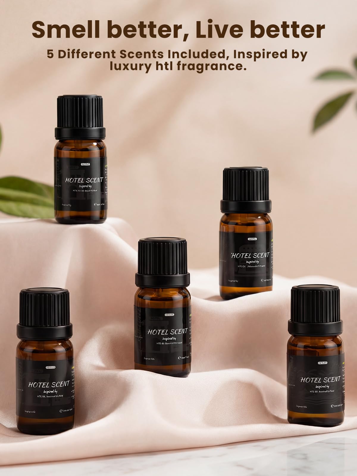 XEITIN difusor colocado en recepción de hotel para bienvenida aromática
