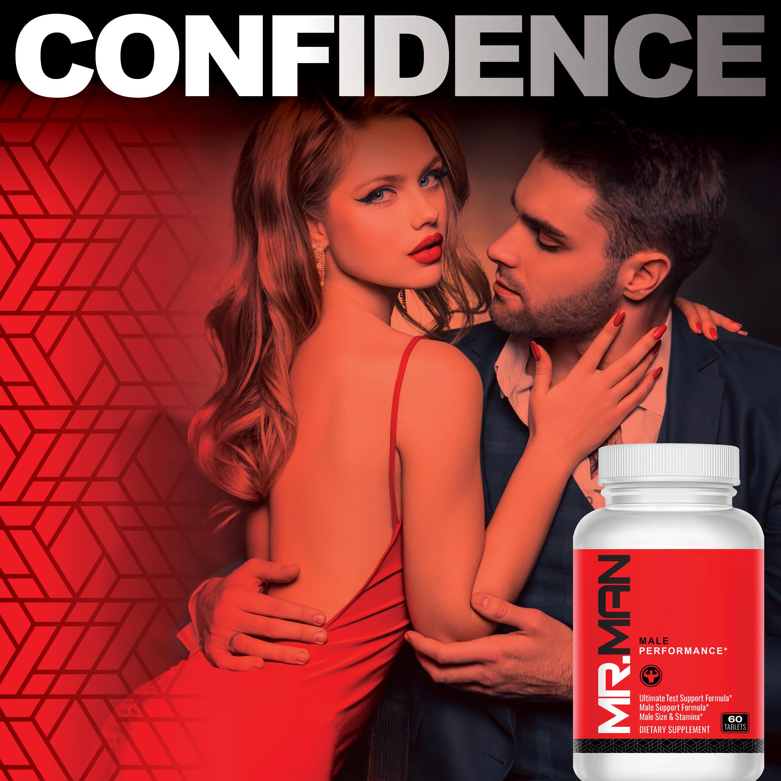 XENXNUTRA LABS Mr Man comparación de tamaño del envase y cantidad útil