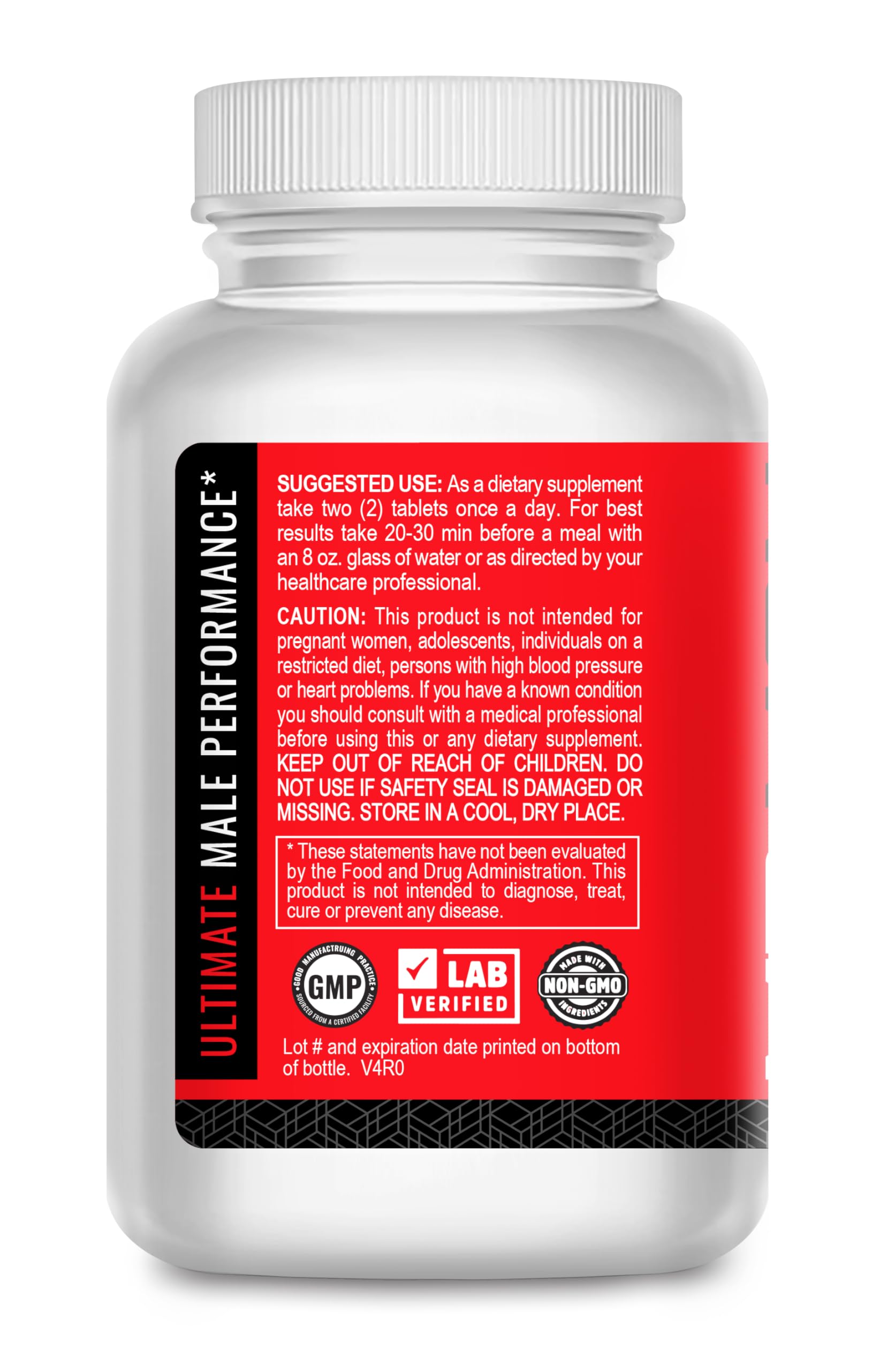 XENXNUTRA LABS Mr Man tabletas en mano para dosificación fácil diaria