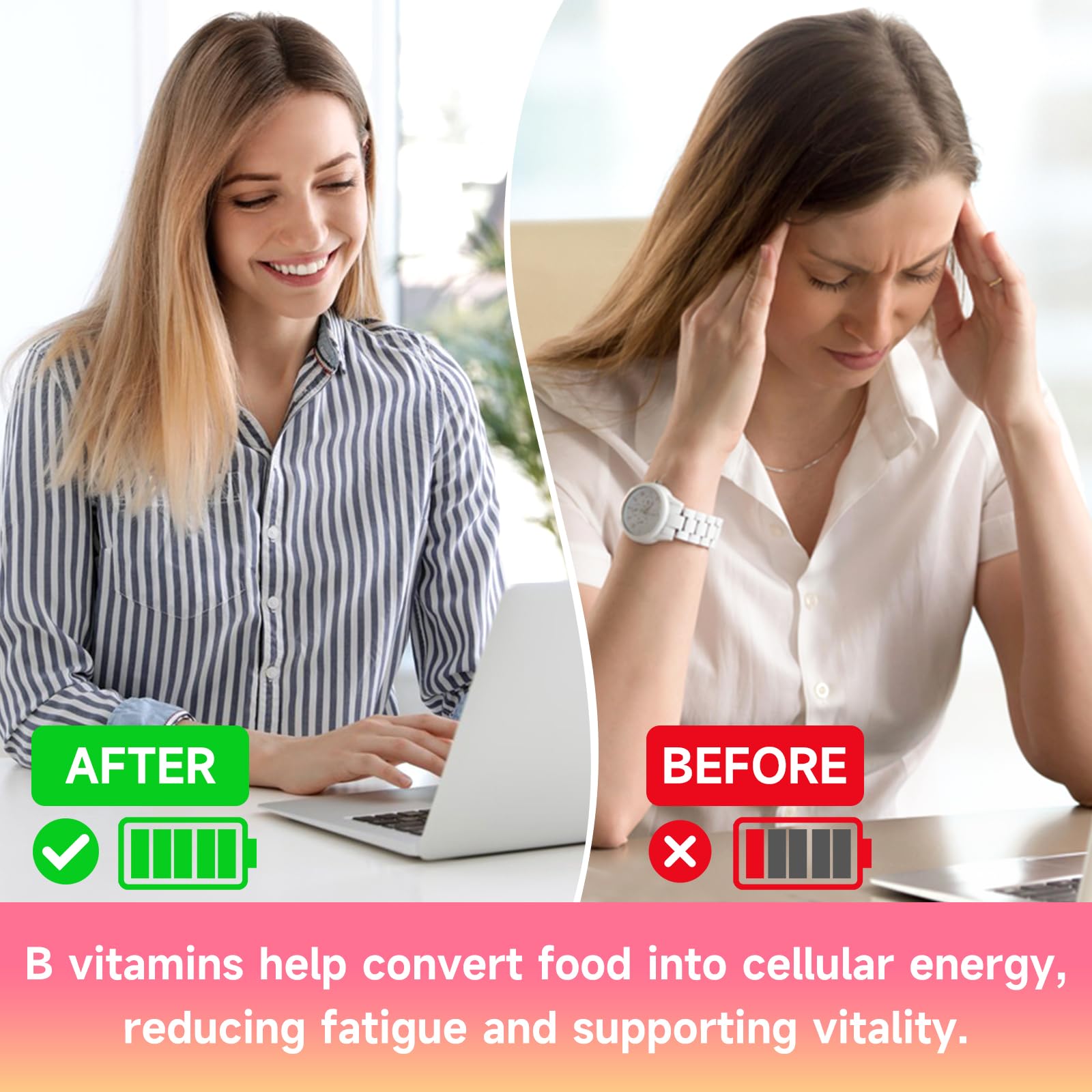XIAAN etiqueta nutricional legible con lista de vitaminas B