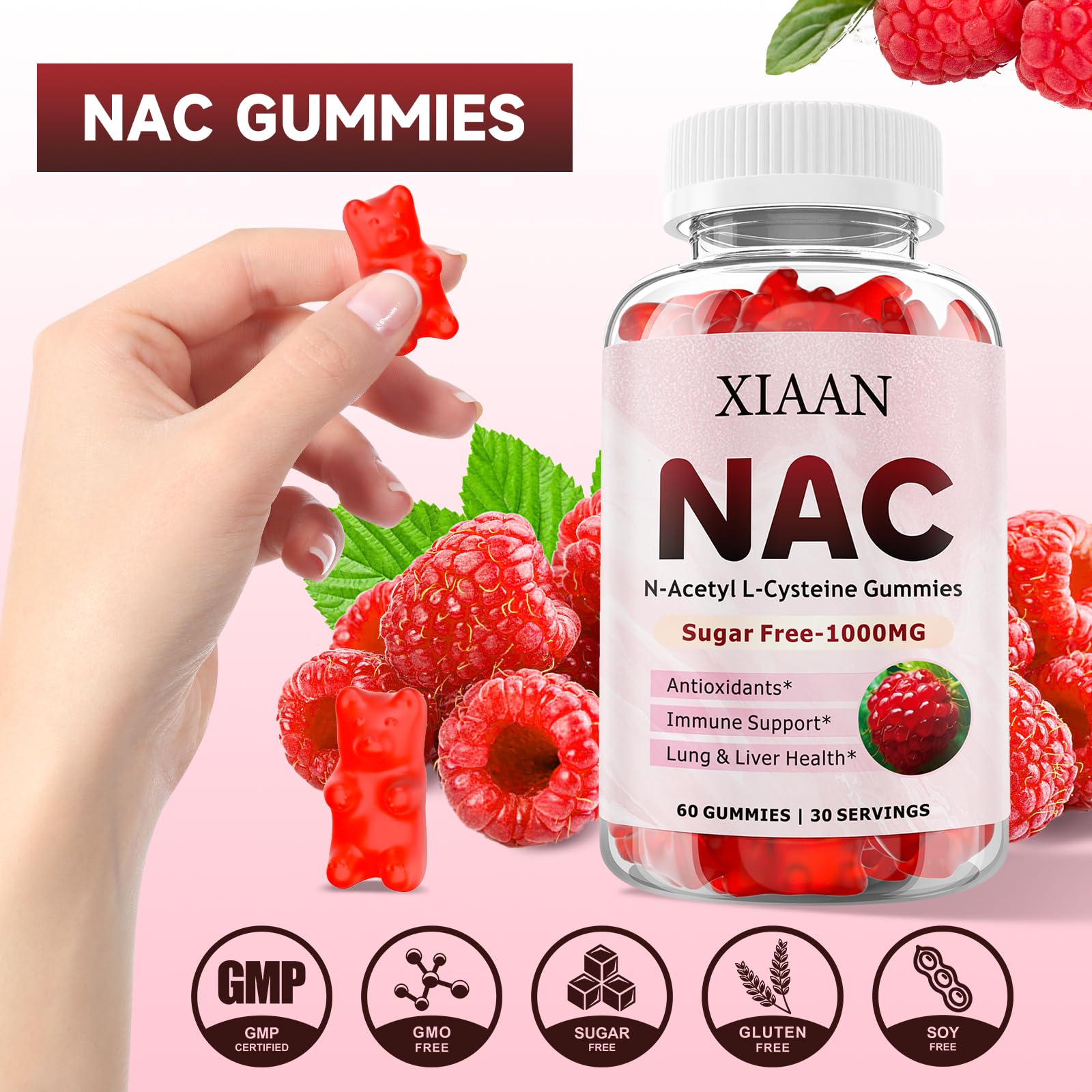 XIAAN etiqueta con ingredientes y información nutricional legible