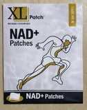XLPATCH empaque frontal mostrando 30 parches y beneficios portátiles
