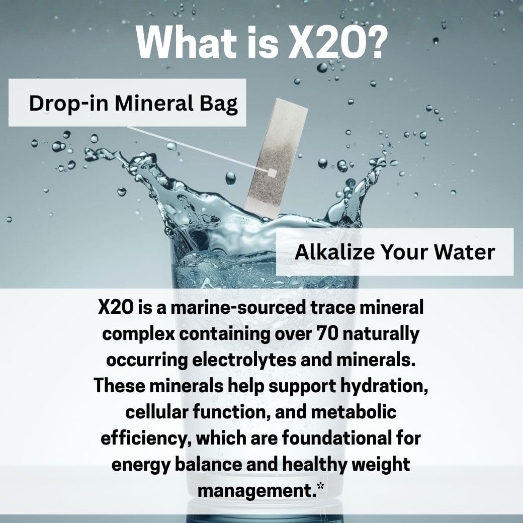 Xooma X2O sobre abierto detalle de textura y fácil disolución