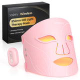 XSSNVV máscara LED frontal mostrando cobertura facial y comodidad