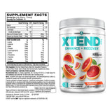 Xtend polvo textura en cuchara mostrando mezcla fina y solubilidad rápida