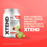 Xtend botella deportiva en gimnasio ilustrando uso intra entrenamiento