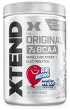 Xtend envase frontal Airheads mostrando la marca y el sabor sin azúcar