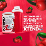 Xtend etiqueta con sellos NSF e Informed‑Choice demostrando control de calidad, beneficio confianza