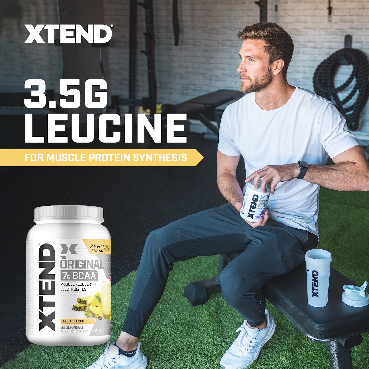 Xtend etiqueta nutricional y certificaciones que garantizan pureza y control