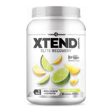 Xtend envase frontal Lemon Lime Squeeze mostrando beneficios de recuperación