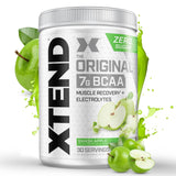 Xtend frasco frontal mostrando marca y 30 porciones para recuperación rápida