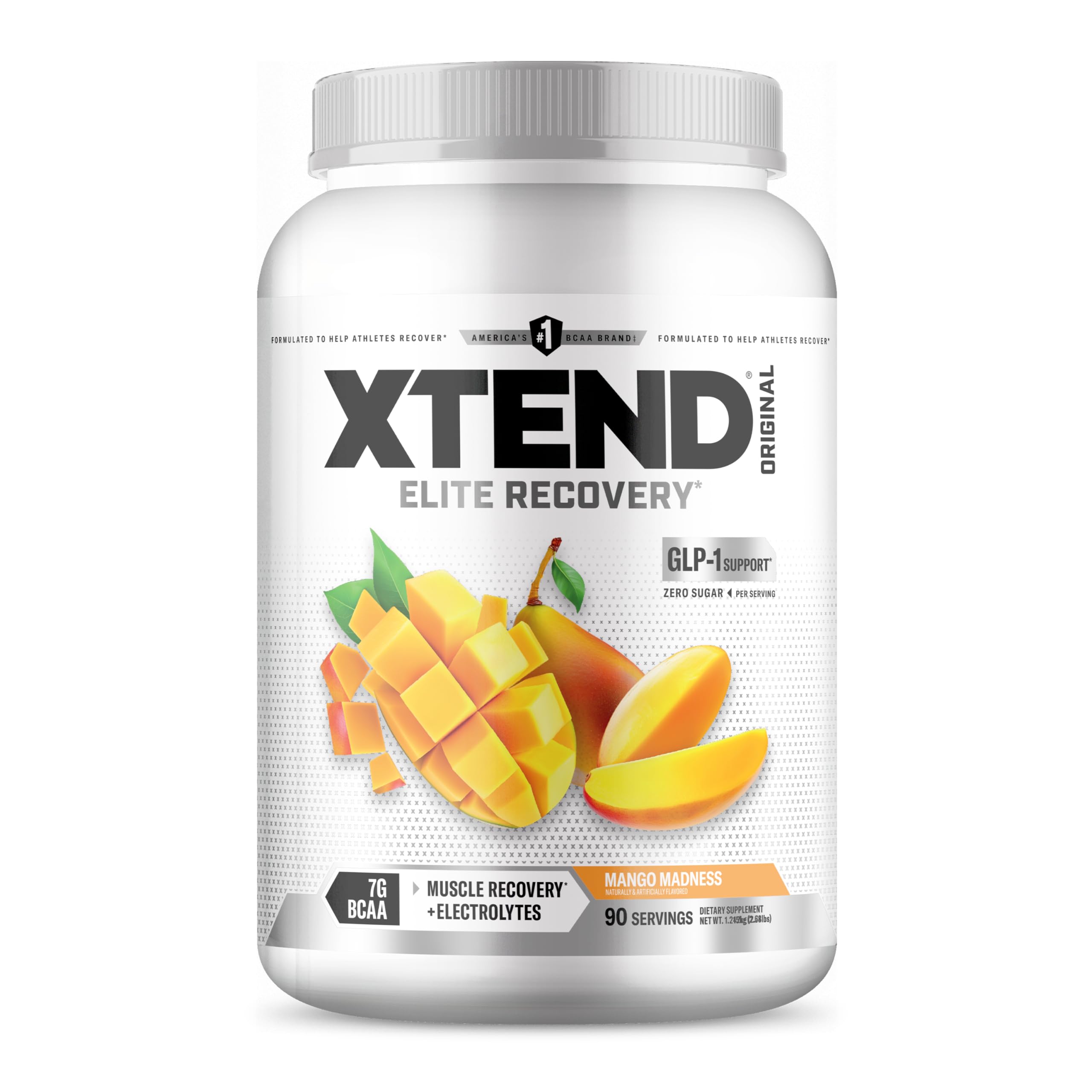 XTEND frasco frontal mostrando etiqueta clara y beneficio recuperación