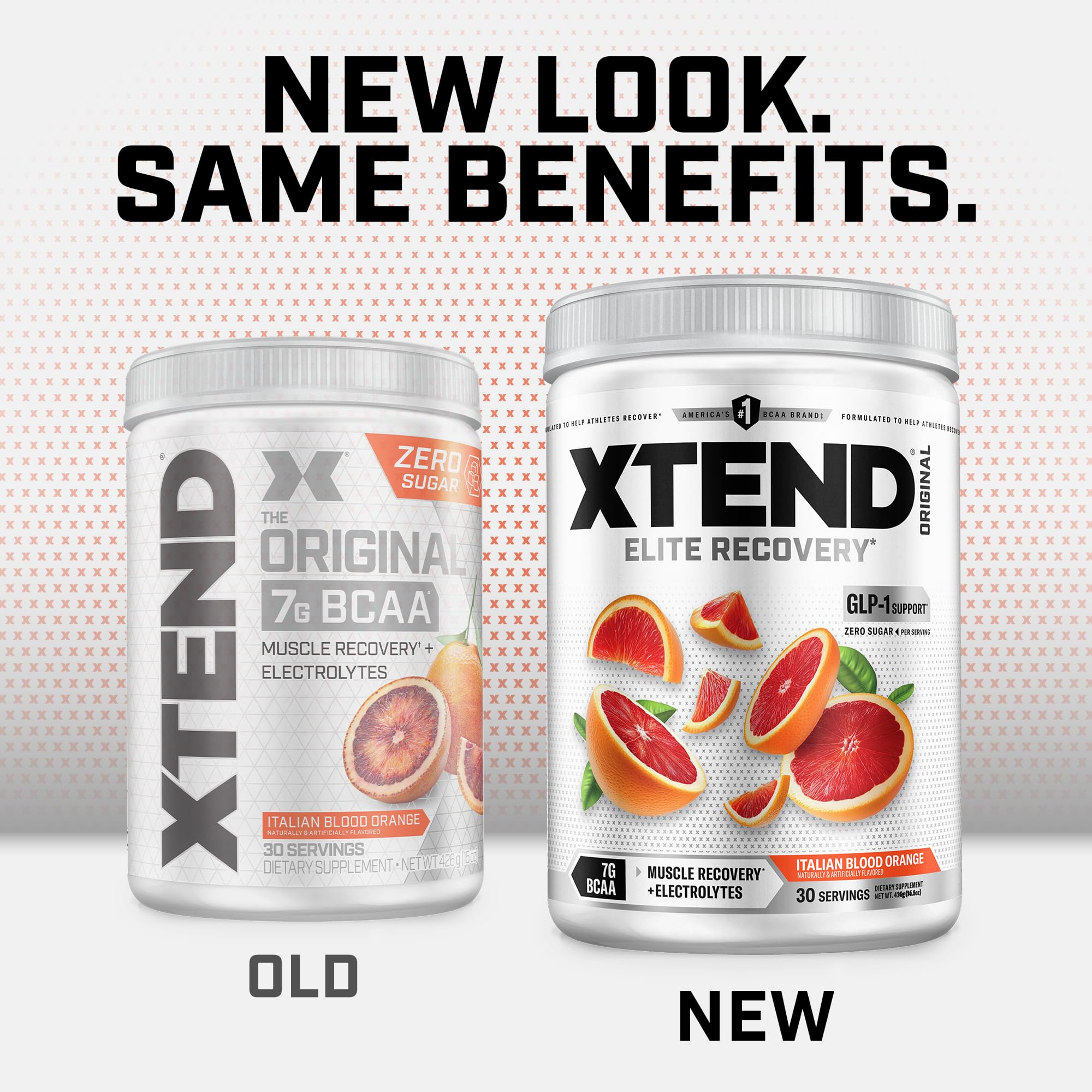 Xtend bebida preparada en vaso refrescante para hidratación durante ejercicio
