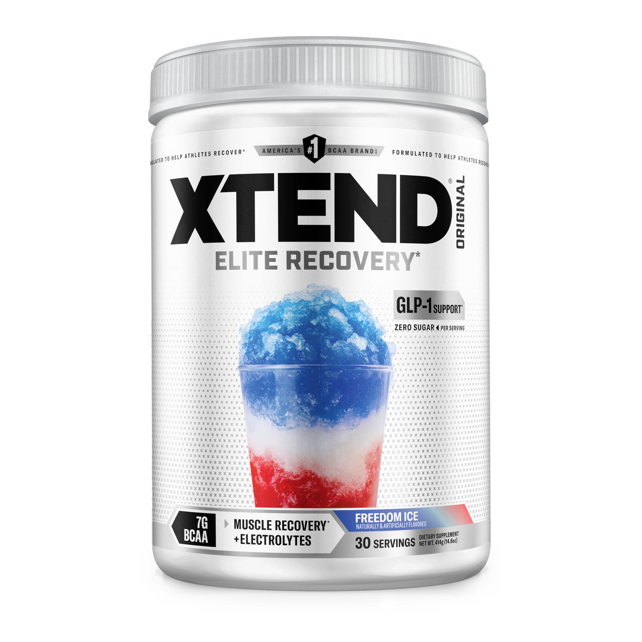 Xtend envase frontal Freedom Ice mostrando diseño y cantidad de servicios