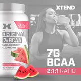 Xtend polvo en cuchara destacando textura fácil de mezclar