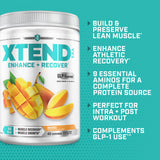 Xtend porciones comparación con cuchara, control de dosis y conveniencia
