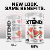 Xtend bebida preparada en vaso durante entrenamiento para hidratación