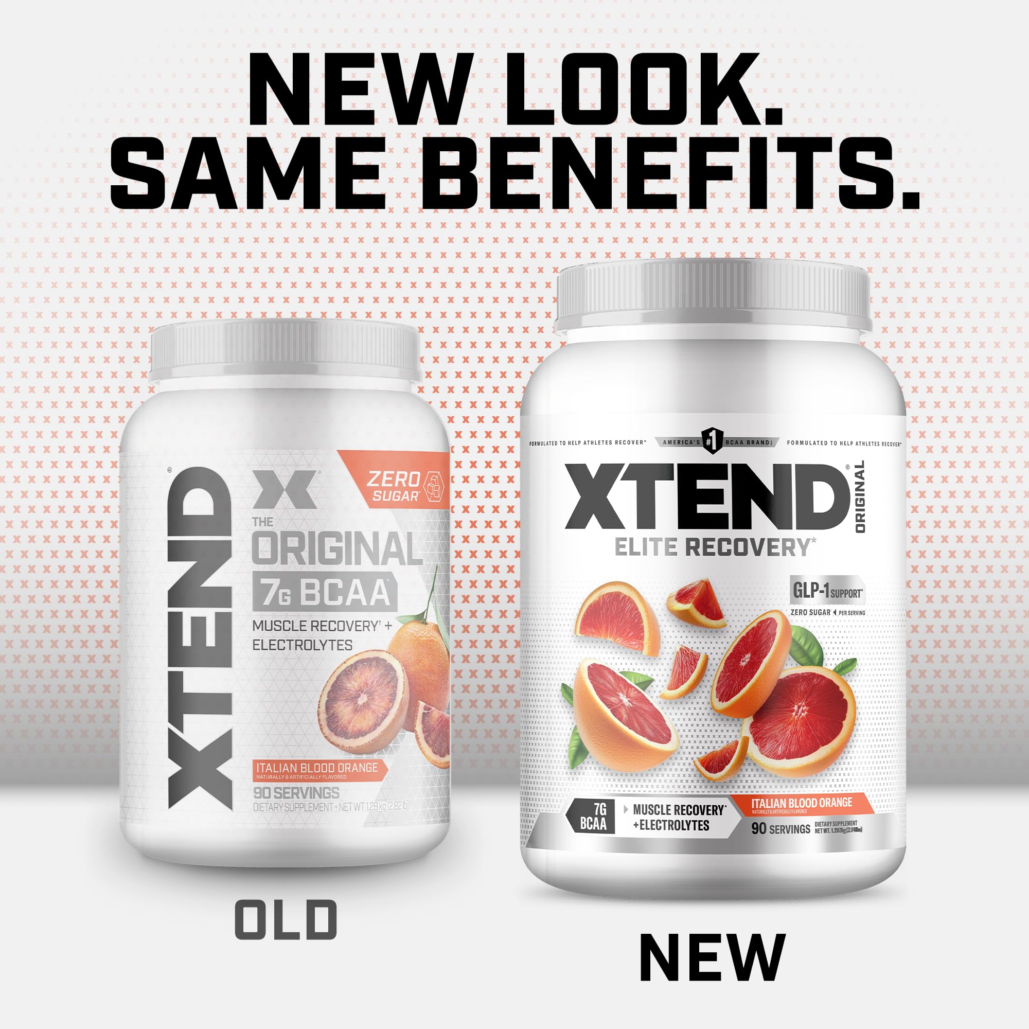 Vaso con Xtend preparado y hielo, Xtend hidrata y refresca durante el entrenamiento