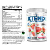 Xtend polvo textura cercana, fácil disolución y sin azúcar visible
