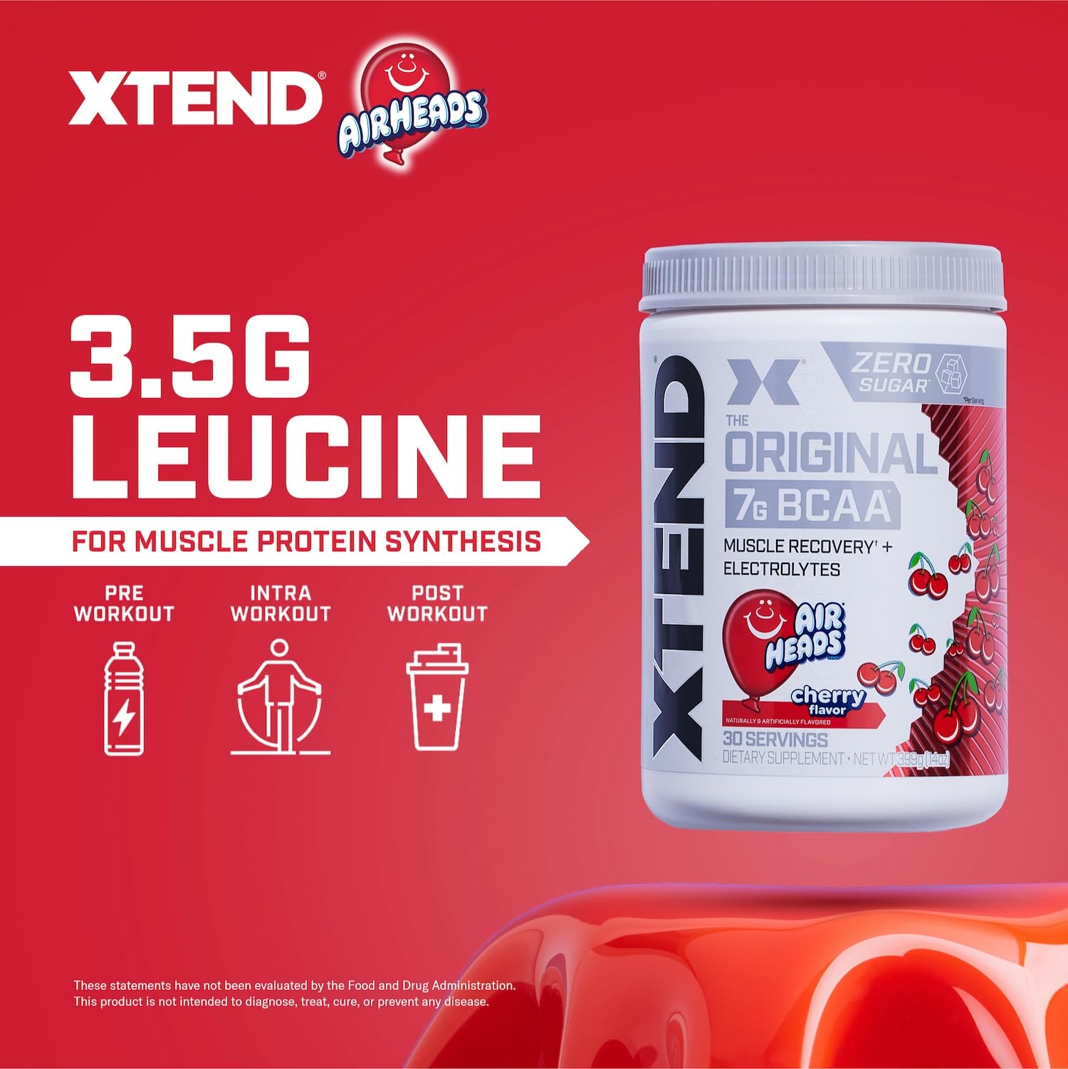 Xtend bebida preparada en vaso con hielo mostrando refresco y electrolitos, beneficio hidratación
