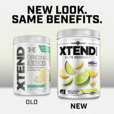 Bebida Xtend preparada en vaso durante entrenamiento para hidratación y recuperación