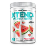 Xtend envase frontal Watermelon mostrando etiqueta clara y beneficio recuperación