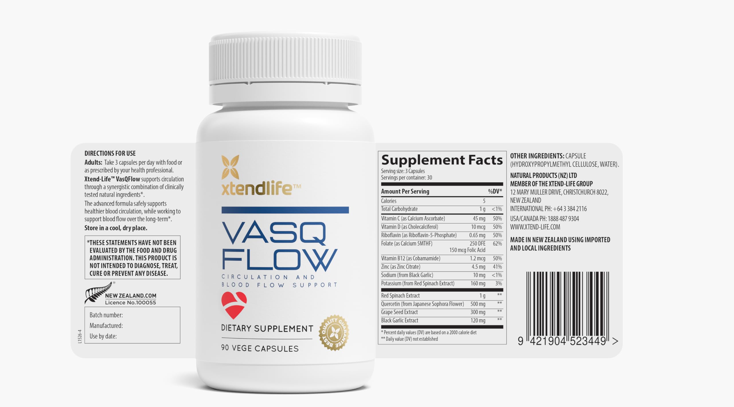 Xtendlife VasQFlow persona entrenando, suplemento que respalda la energía