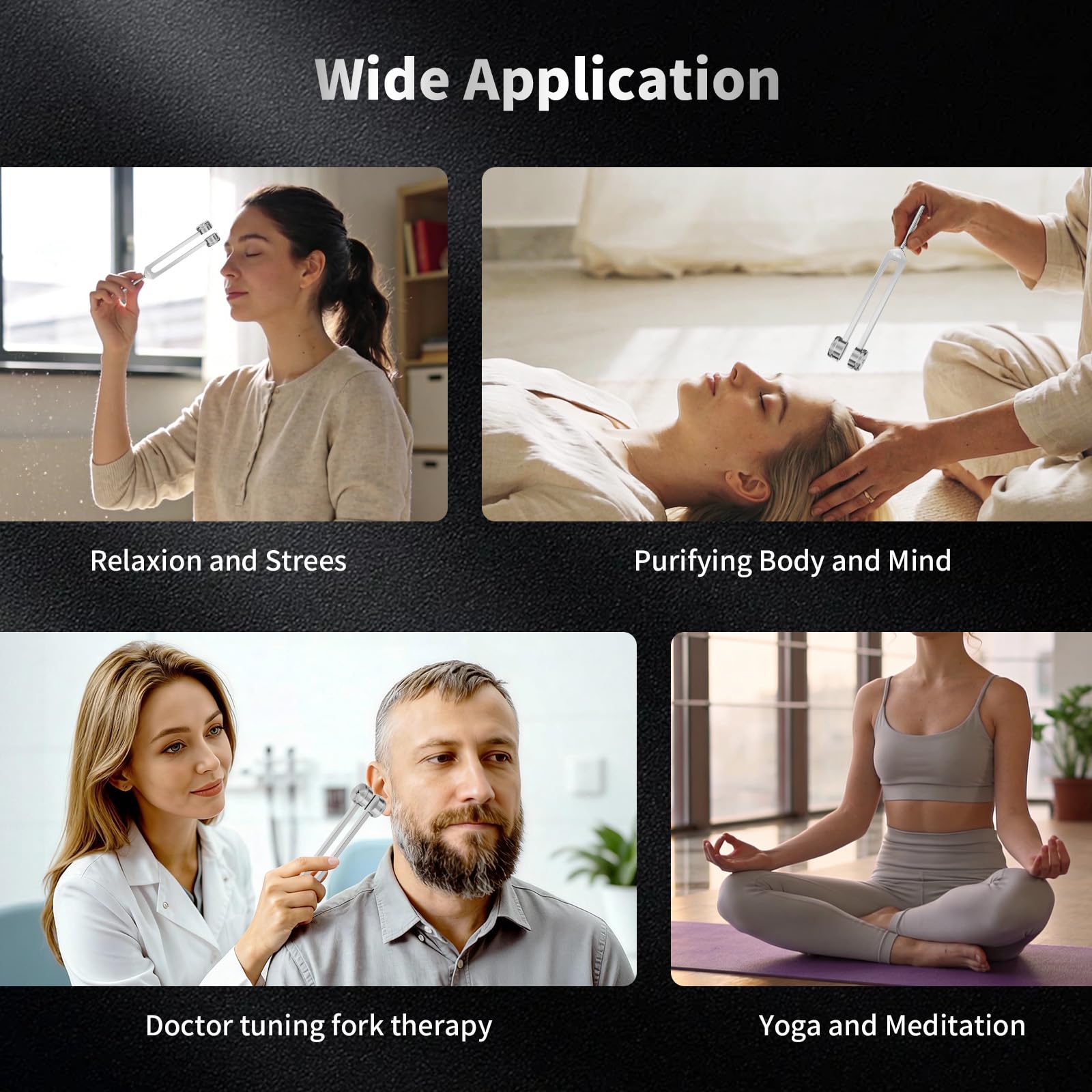 Xtsuen sesión de yoga con kit visible creando ambiente sonoro en práctica guiada