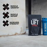 Xwerks lift incorporado en batido de proteína para uso postentreno