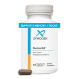 XYMOGEN ingredientes clave ginkgo y bacopa en primer plano, apoyo cognitivo