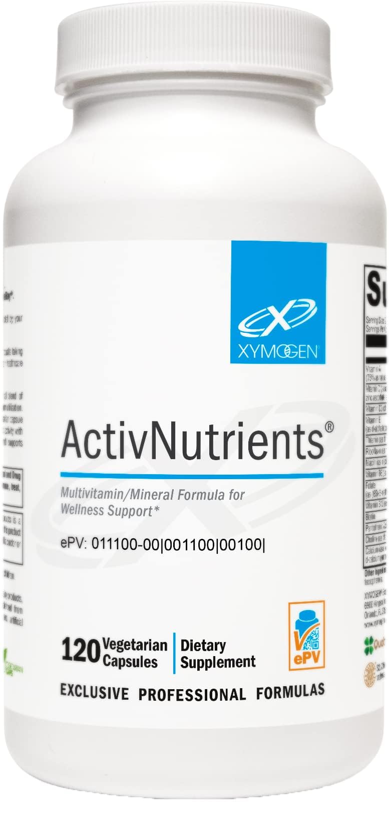 XYMOGEN empaque frontal mostrando información y beneficio nutricional