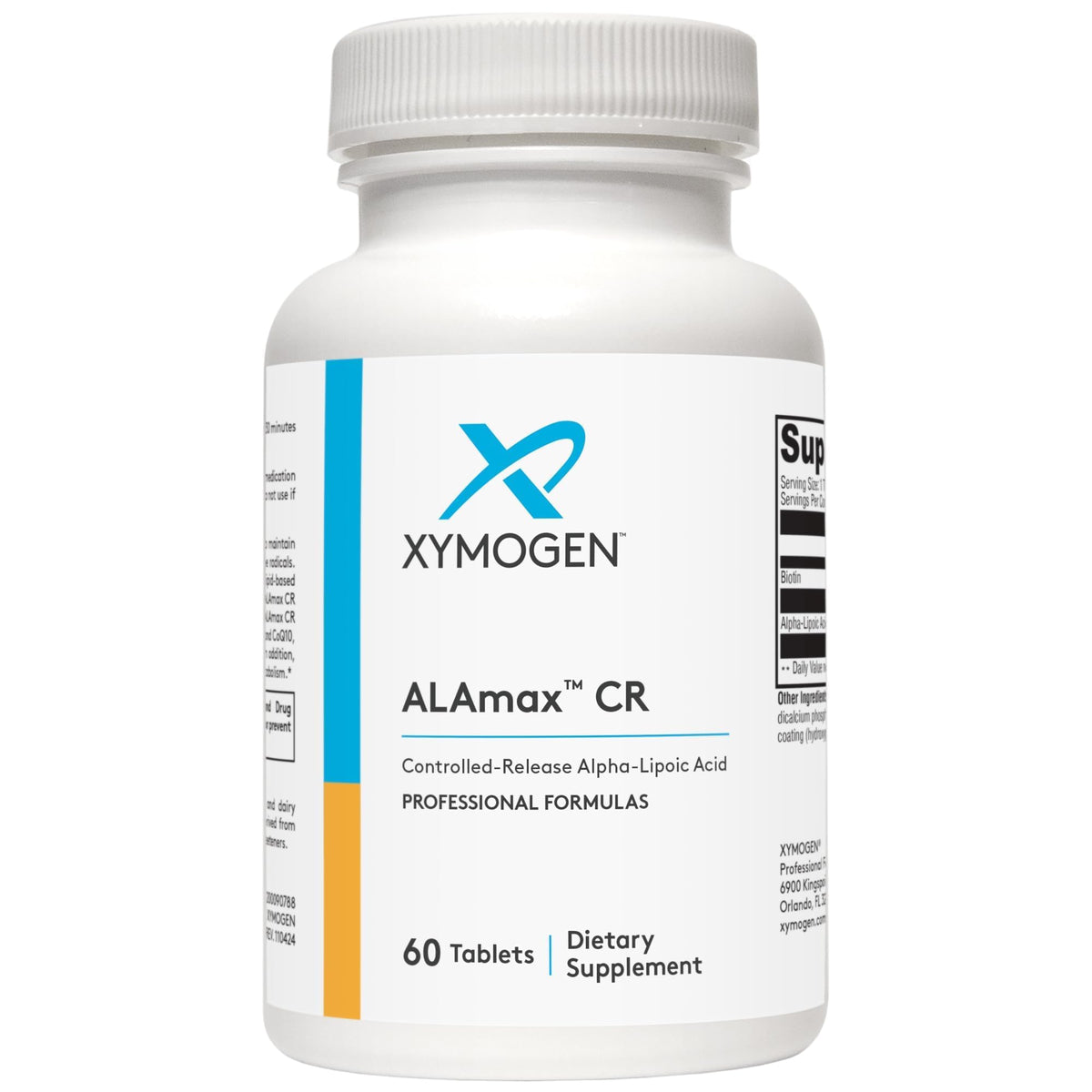 XYMOGEN frasco frontal mostrando etiqueta y beneficios claros