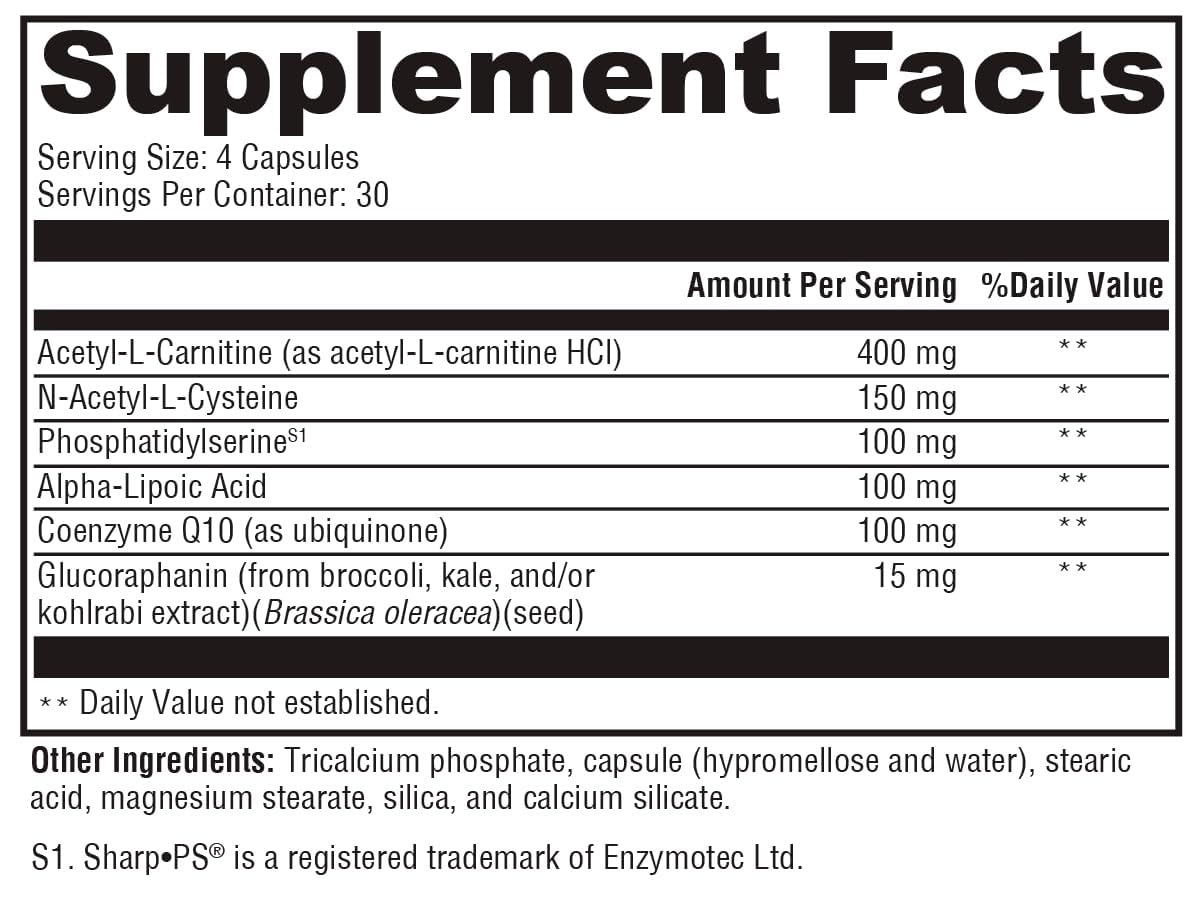 XYMOGEN cápsulas BrainSustain en mano, fácil dosificación y duración