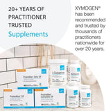 XYMOGEN sello IFOS en etiqueta que resalta certificación de pureza