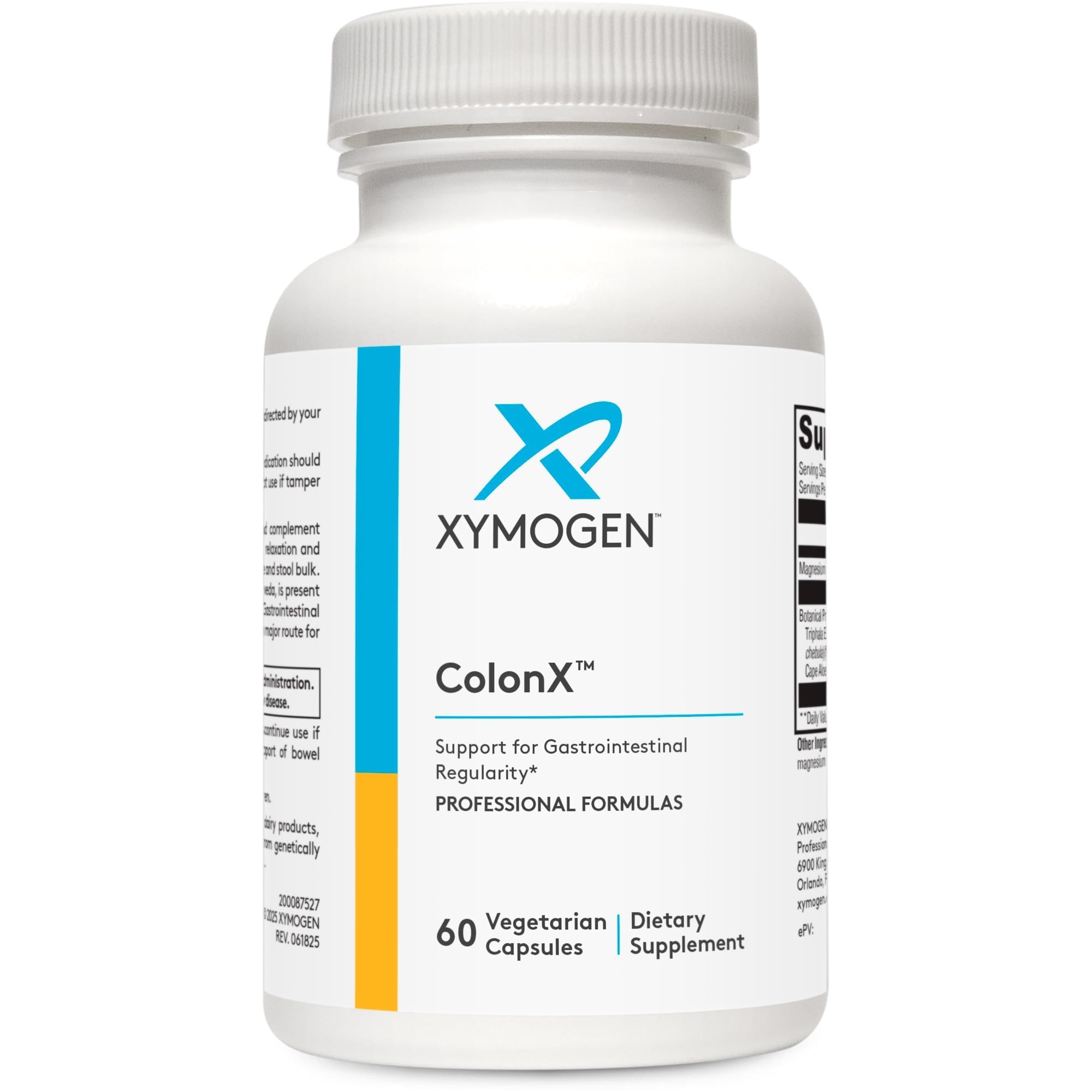 XYMOGEN ColonX frente del empaque mostrando diseño y beneficios claros