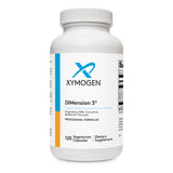 XYMOGEN envase DIMension 3 vista frontal, apoyo hormonal claro